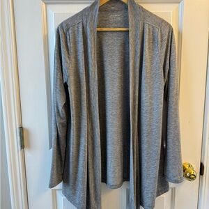 Women’s Eddie Bower Heather Grey Cardigan Athlesure Size M